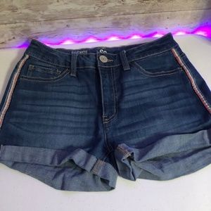 Juniors 'SO' FAVORITE HIGH RISE SHORTIE SHORTS CUFFED SIZE 7